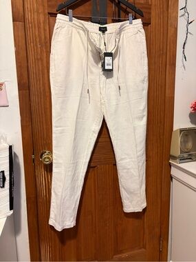 Rails Cream Drawstring Jogger Pants